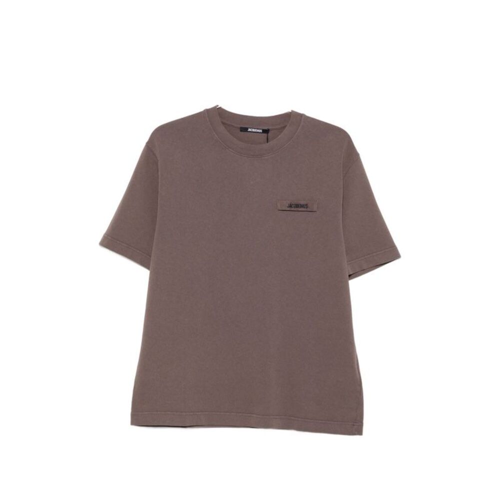 Jacquemus Men Logo Cotton T-Shirt